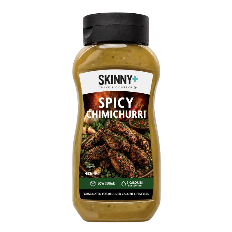 Skinny+ Spicy Chimichurri-smag Sukkerfri Skinny Sauce - 452 ml
