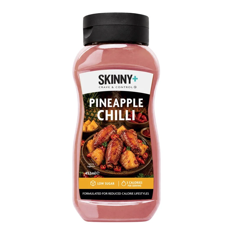 Skinny+ Sukkerfri Skinny Sauce med Ananas og Chilismag - 452 ml