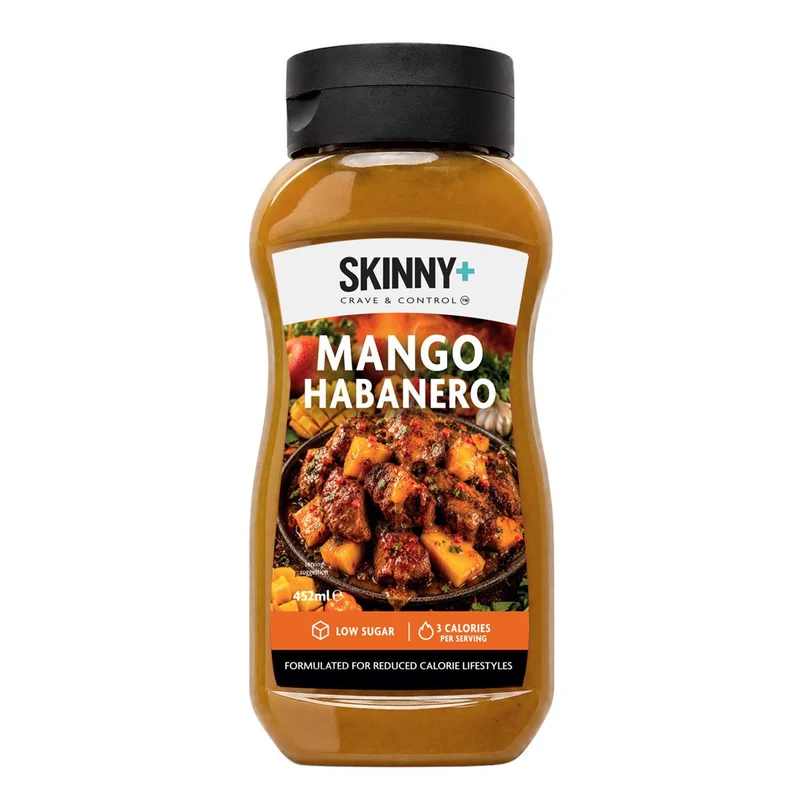 Skinny+ Mango Habanero Smag Sukkerfri Skinny Sauce - 452 ml