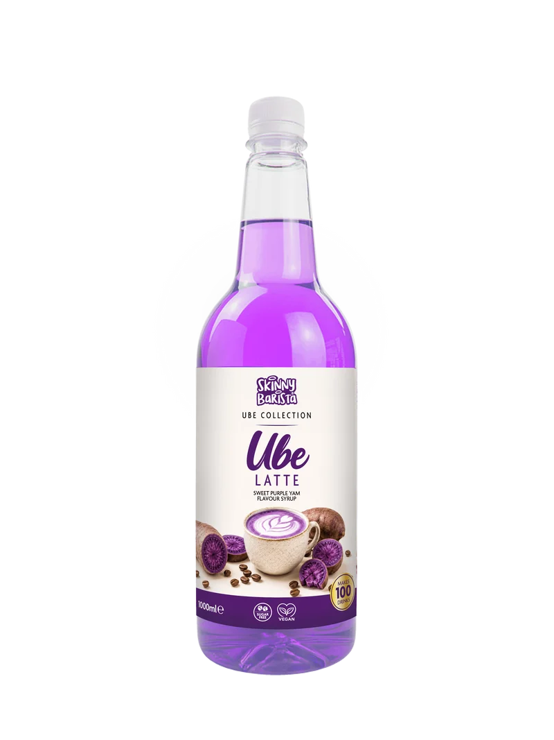 Skinny Barista Ube Latte-smagssirup - Lavkalorie Sukkerfri - 1 liter
