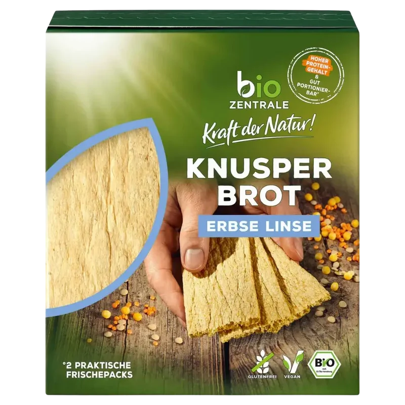 Knusperbrot Erbse Linse