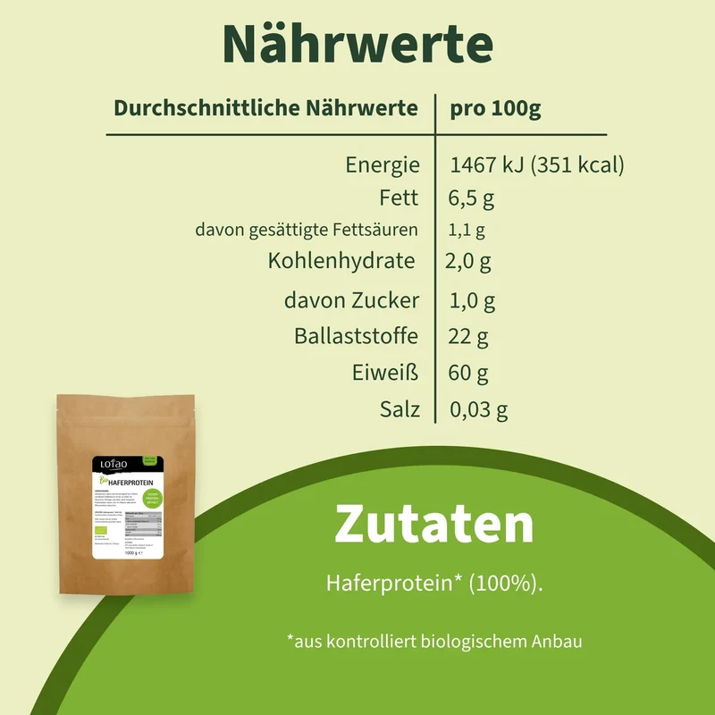 Haferprotein 1kg