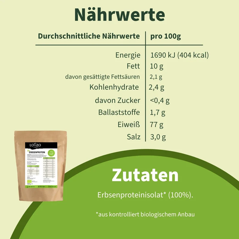Erbsenprotein 1kg