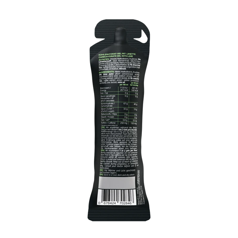 CAFFEINE GEL 40 Lime 1:0.8