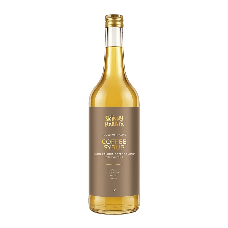 Premium Skinny Barista Hasselnøddesmag Kaffesirup - 1 Liter