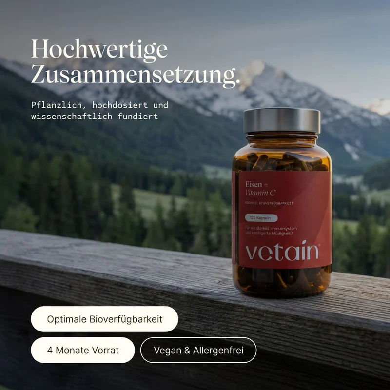 Eisen + Vitamin C (120 Kapseln)
