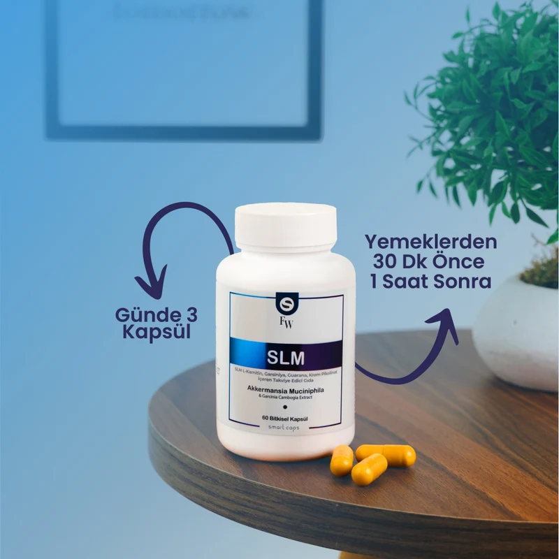 SLM Akkermansia Muciniphila & Garcinia Cambogia Extract (60 Plantaardige Capsules)