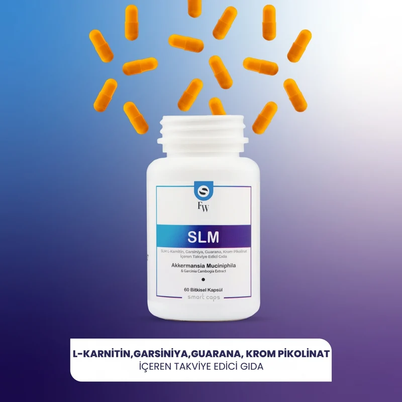 SLM Akkermansia Muciniphila & Garcinia Cambogia Extract (60 Plantaardige Capsules)