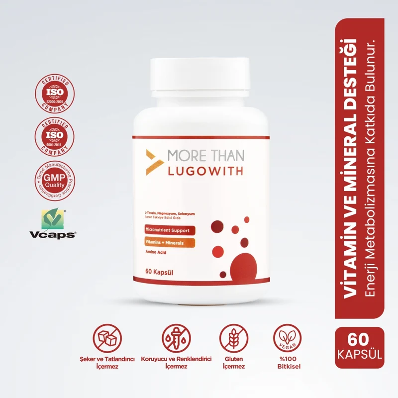 More Than Lugowith (Vitamin + Minerals) (60 Capsulles)