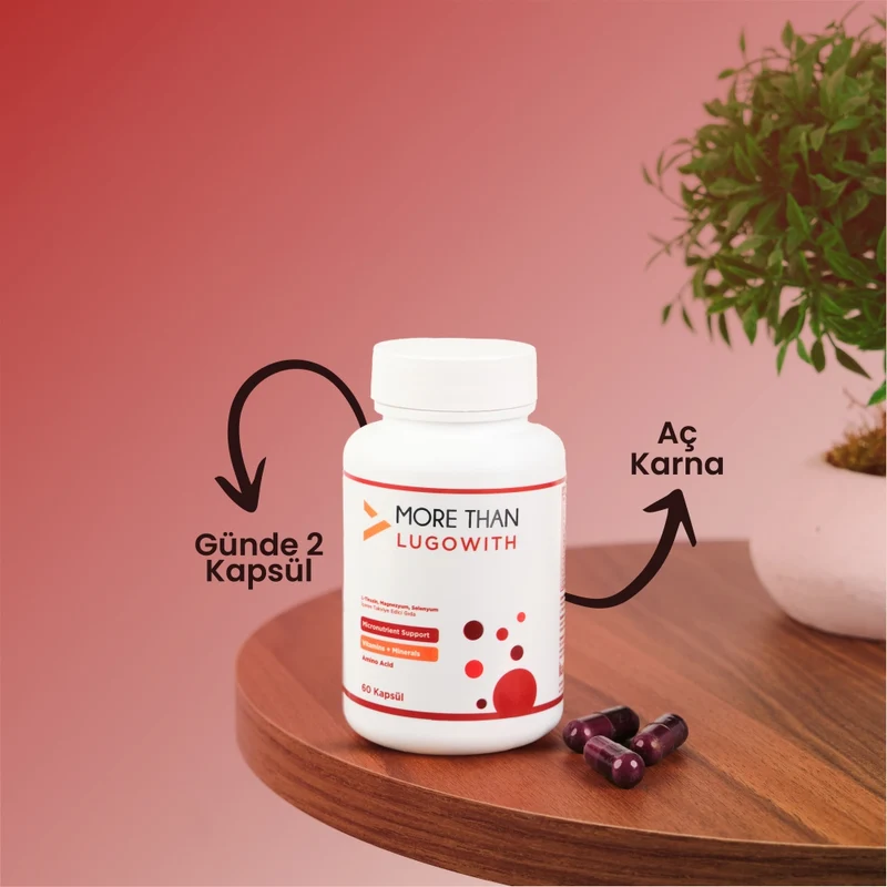 More Than Lugowith (Vitamin + Minerals) (60 Capsulles)