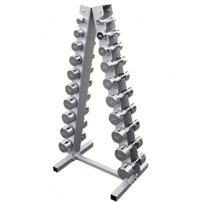 Chrom- und Hex-Hantel Pyramide (ohne Chrom- oder Hex-Kurzhanteln)