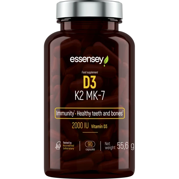 Essensey® VITAMIN D3 + K2 MK-7 (90 Kapseln)