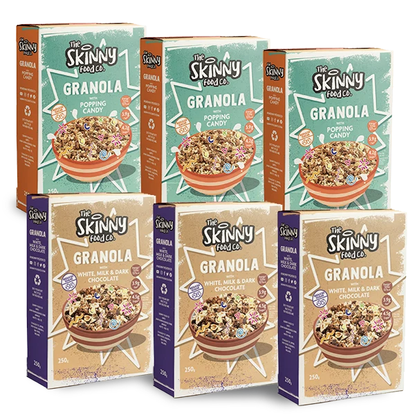 Das Skinny Granola Doppelgeschmacks-Bundle