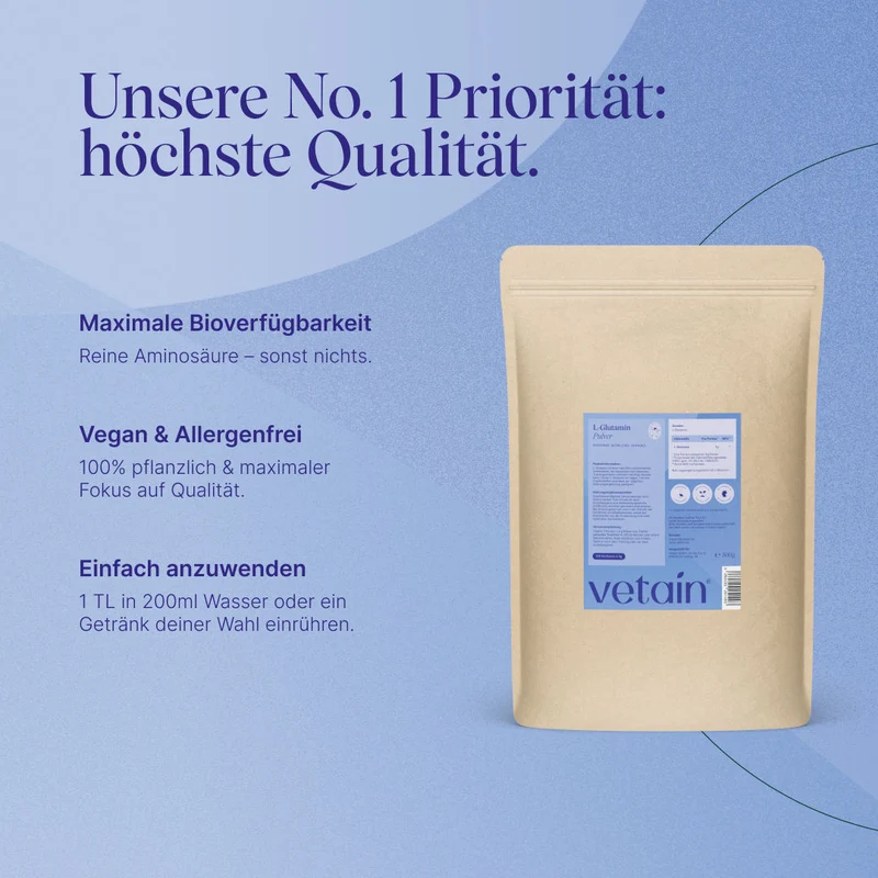 L-Glutamin Pulver - 500g