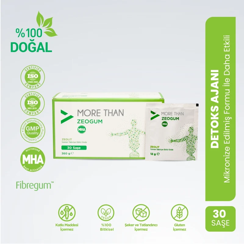 More Than - Zeogum MHA(Zeoliet & Arabic Gum) 30 sachets