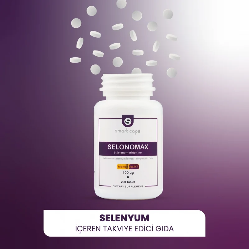 Smart Caps Selenomax - Selenium 100 ug (200 tabletten)