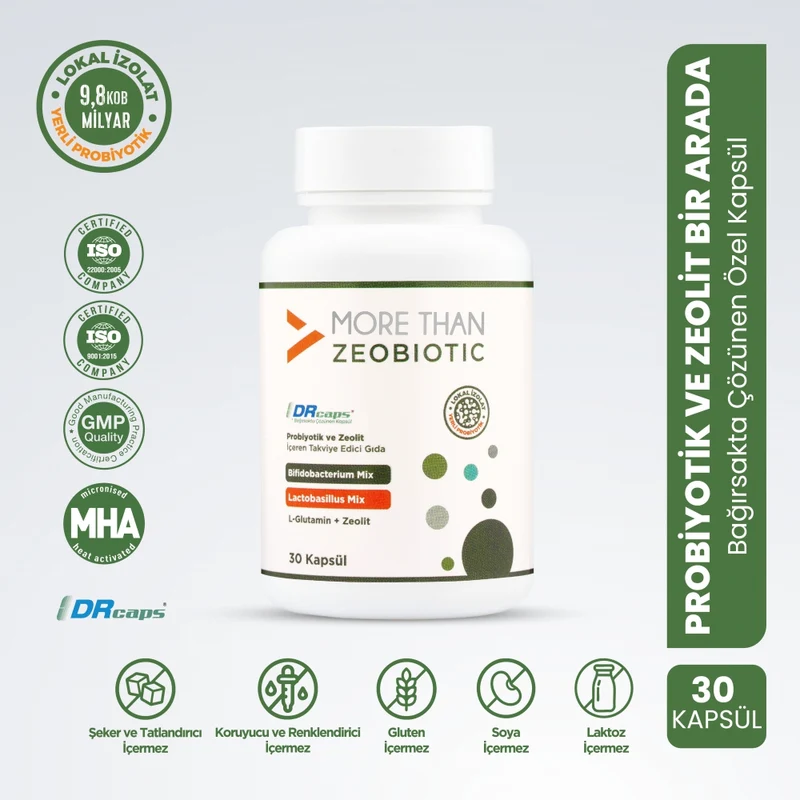 Zeobiotic | Zeoliet & Probiotica (30 Capsules)