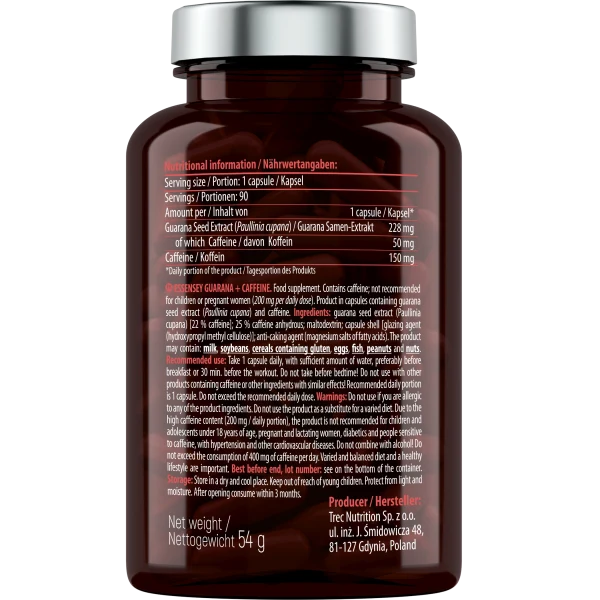 Essensey® GUARANA + KOFFEIN (90 Kapseln)