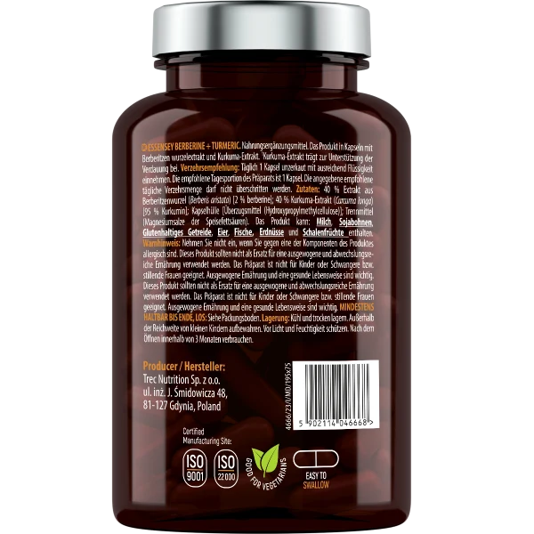 Essensey® Berberin + Curcumin in 90 Kapseln