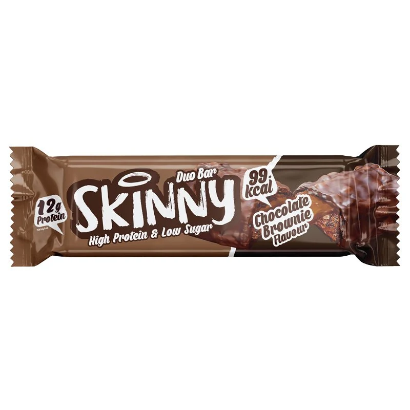 Schokoladen-Brownie-Geschmack, fettarmer Proteinriegel mit wenig Zucker – 60 g