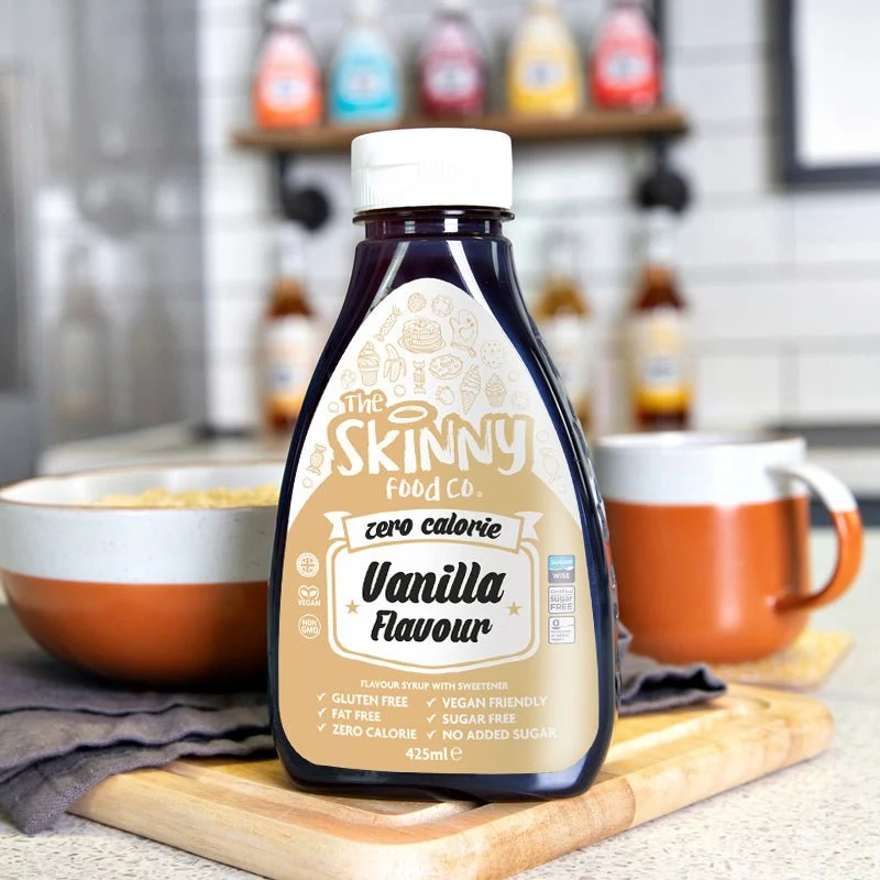 Vanilje Zero Calorie Sukkerfri Skinny Sirup - 425ml