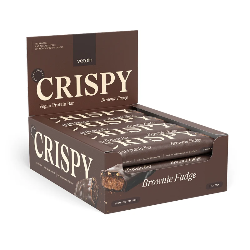 CRISPY veganer Proteinriegel - 12er Pack