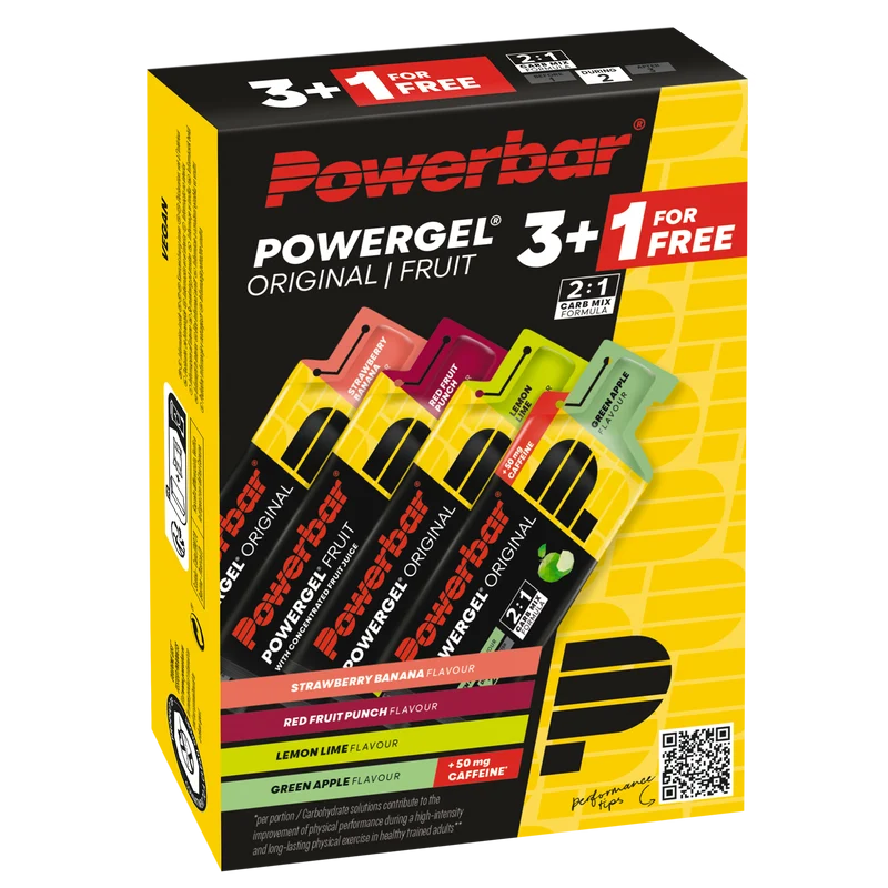 PowerGel 3+1 gratis - Multiflavour Vorteilspack