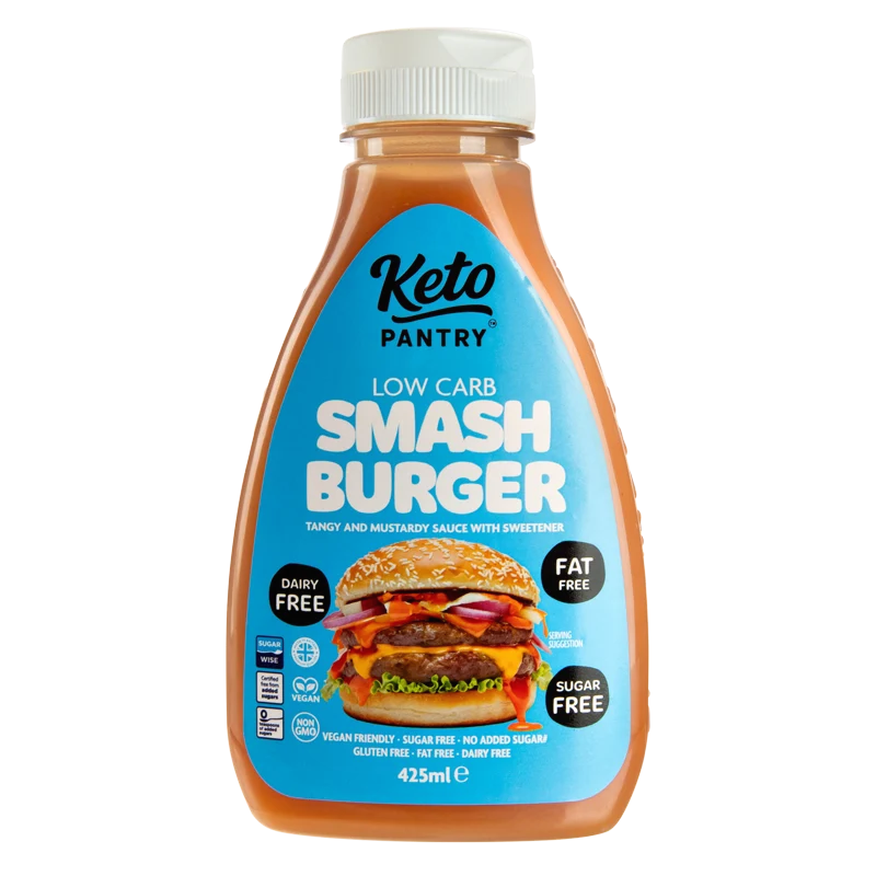 Keto Pantry Smash Burger Virtually Zero© Calorie Skinny Sauce - 425 ml (enkelt eller æske med 6)