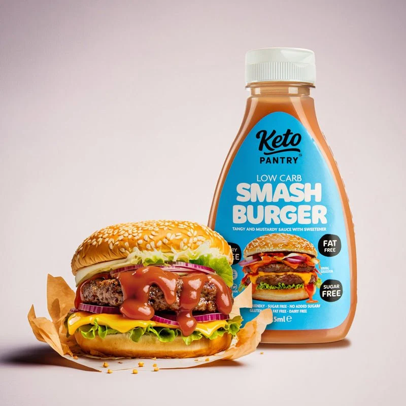 Keto Pantry Smash Burger Virtually Zero© Calorie Skinny Sauce - 425 ml (enkelt eller æske med 6)