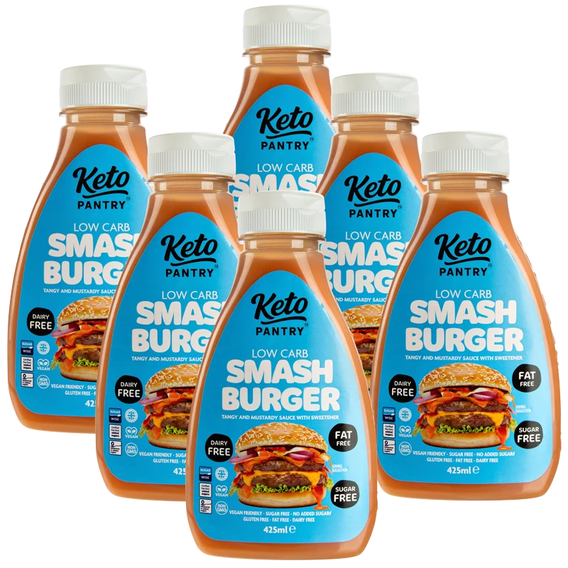 Keto Pantry Smash Burger Virtually Zero© Calorie Skinny Sauce - 425 ml (enkelt eller æske med 6)
