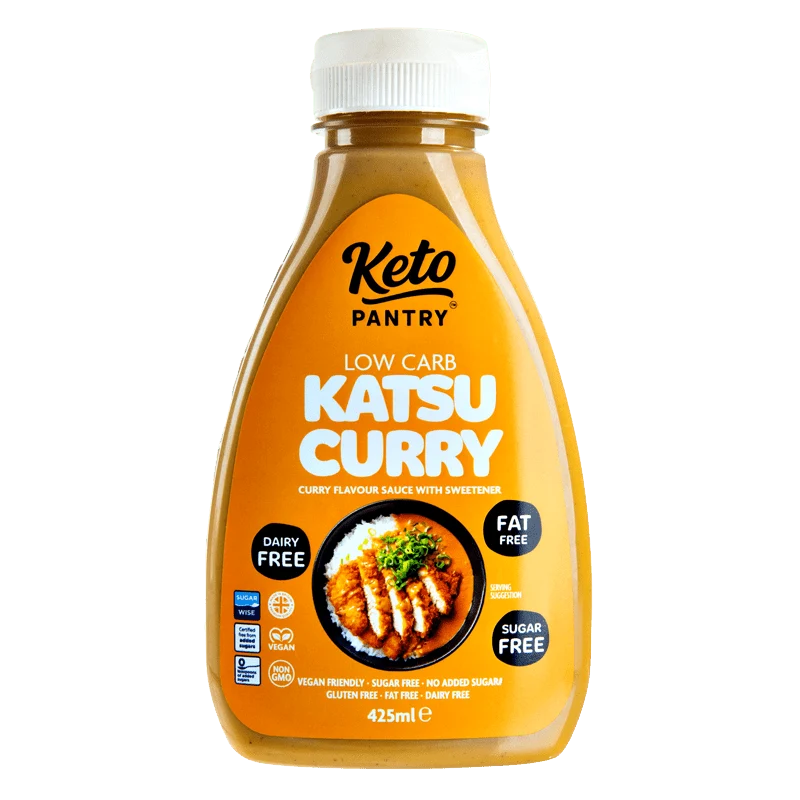 Keto Pantry Katsu Curry Næsten Sukkerfri Sauce - 425 ml (Enkelt eller Kasse med 6)