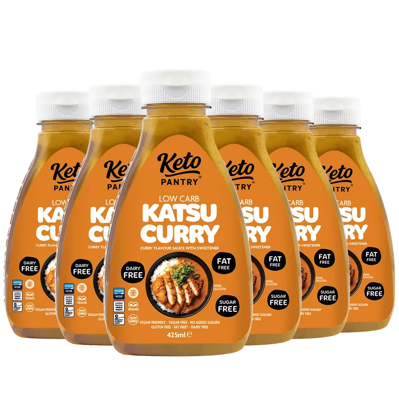 Keto Pantry Katsu Curry Næsten Sukkerfri Sauce - 425 ml (Enkelt eller Kasse med 6)