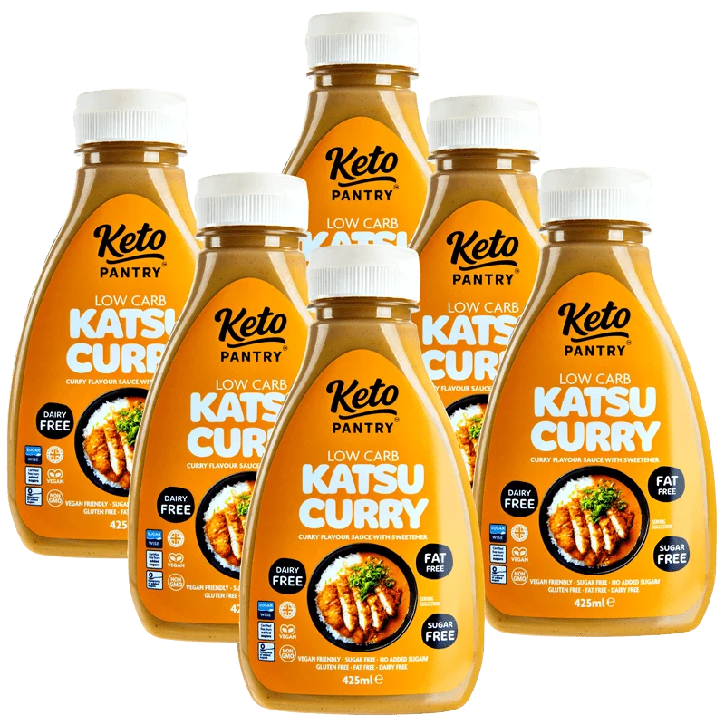 Keto Pantry Katsu Curry Næsten Sukkerfri Sauce - 425 ml (Enkelt eller Kasse med 6)