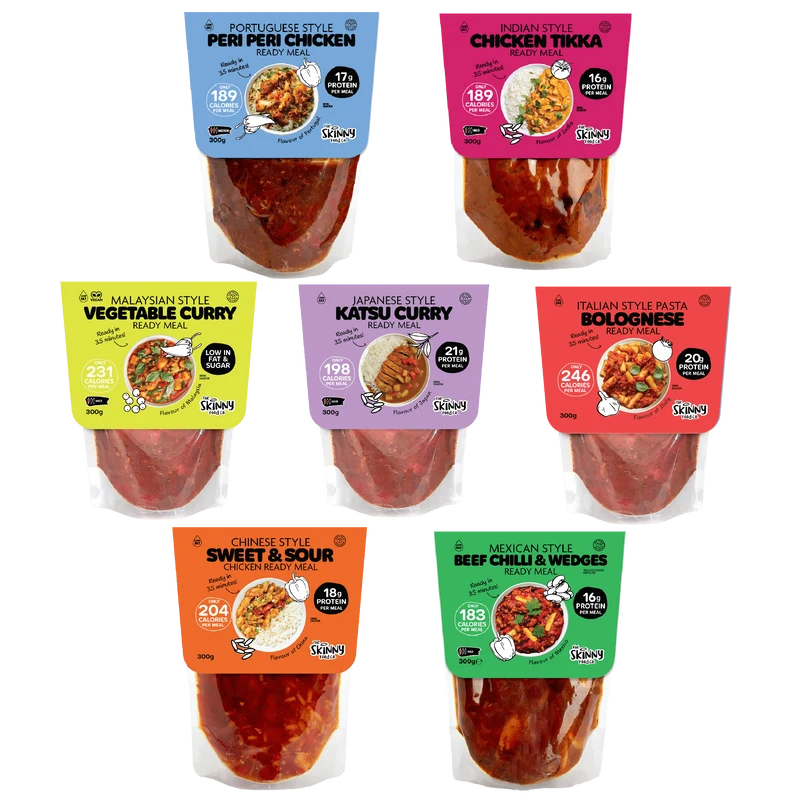 Skinny Food Co 7-dages færdigretter-pakke (300 g x 7 måltider)