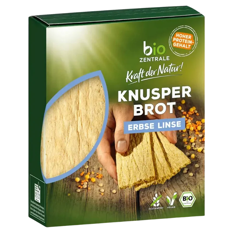 Knusperbrot Erbse Linse