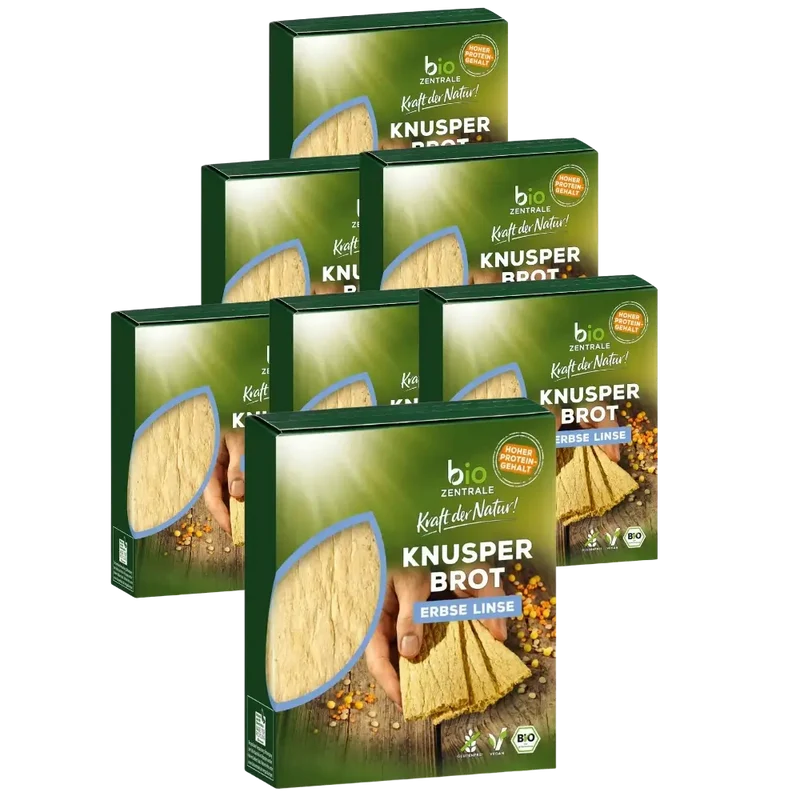 Knusperbrot Erbse Linse