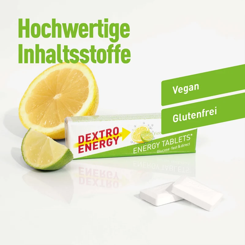 Energy Tablets* Sticks Fizzy Lemon-Lime