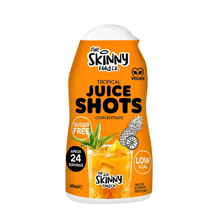 Skinny tropisk frugt sukkerfri juiceshot - 60ml