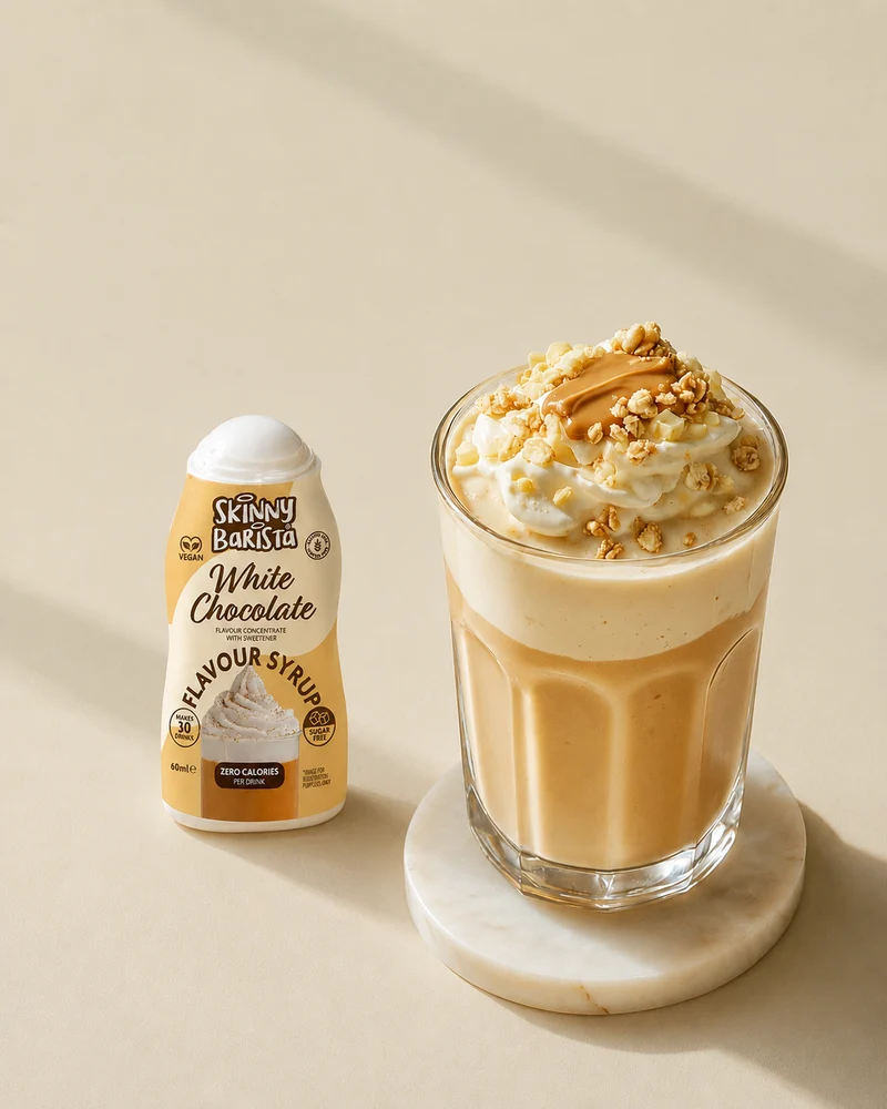 Skinny Barista Hvid Chokoladesmag Shot Sukkerfri Skinny Kaffesirup - 60ml