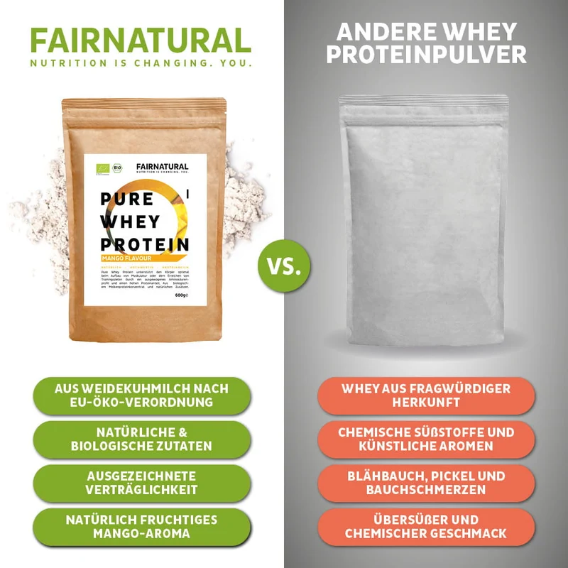 Organic Whey Protein Powder Mango