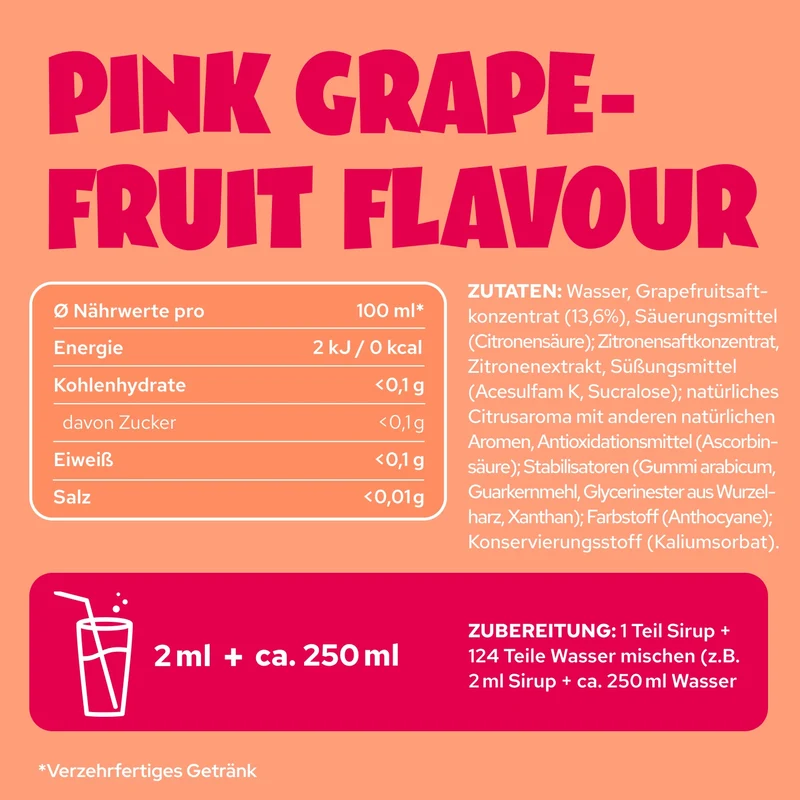 Pink Grapefruit Flavour