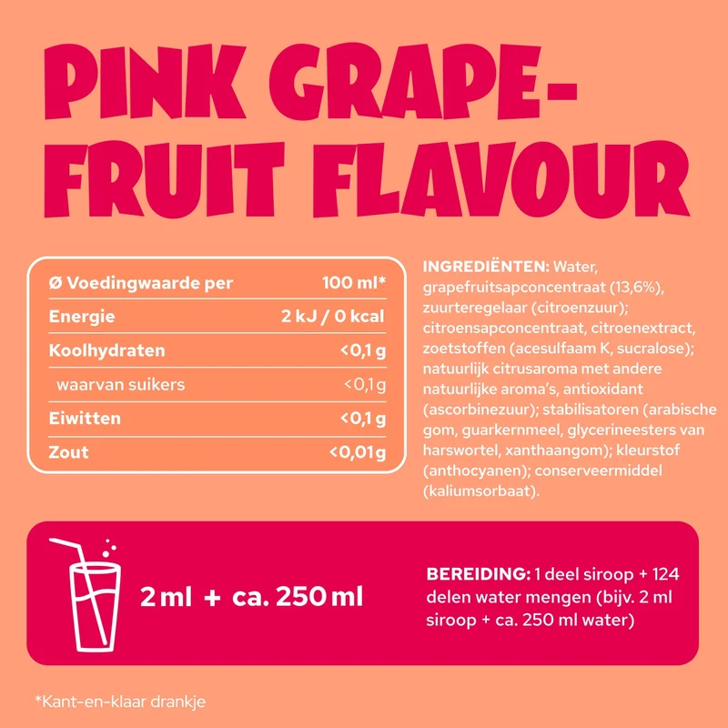 Pink Grapefruit Flavour