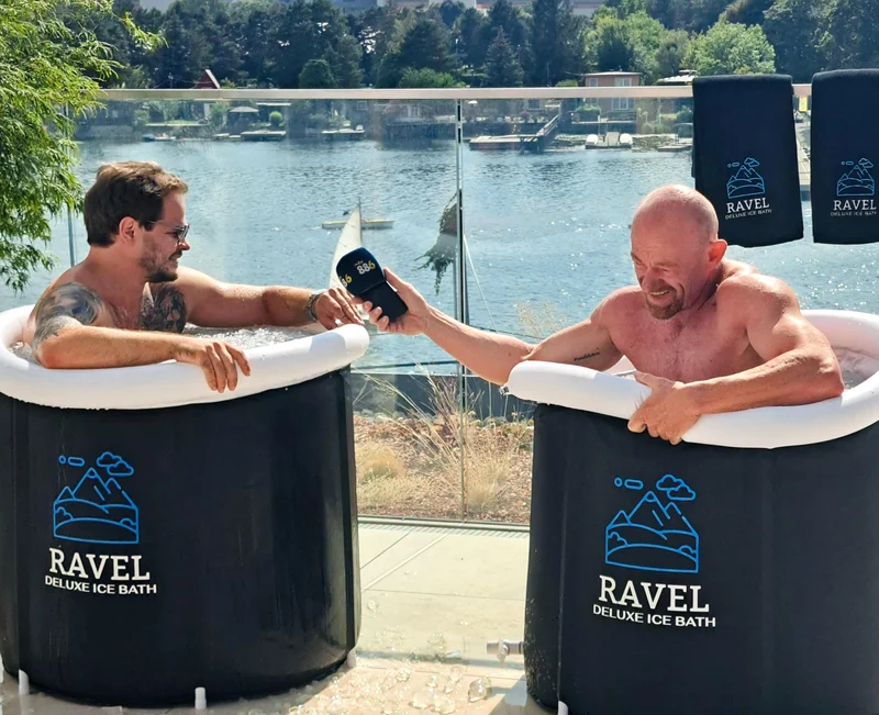 RAVEL Deluxe Eisbad XL inkl. professioneller Wasserpflege (MD Water Clean)