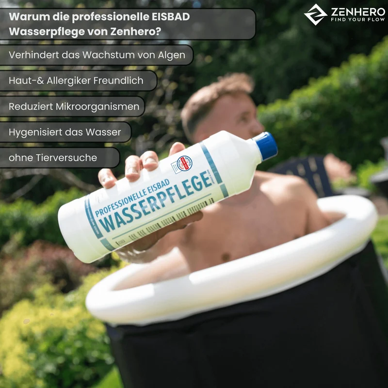 RAVEL Deluxe Eisbad XL inkl. professioneller Wasserpflege (MD Water Clean)