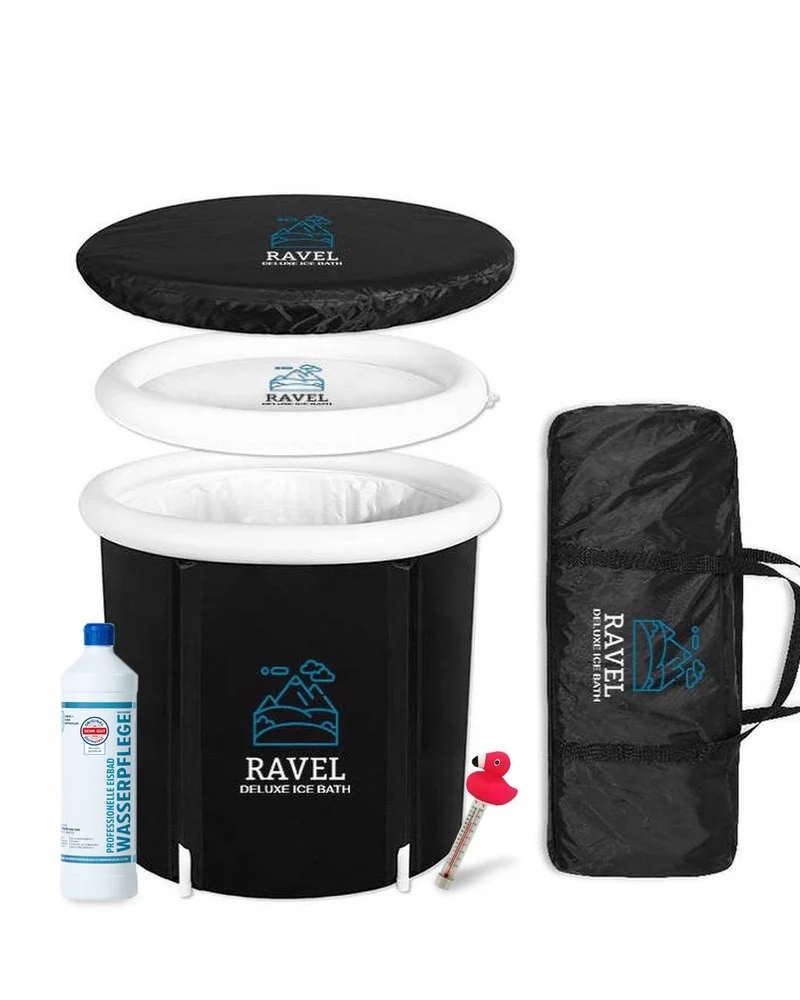 RAVEL Deluxe Eisbad XL inkl. professioneller Wasserpflege (MD Water Clean)