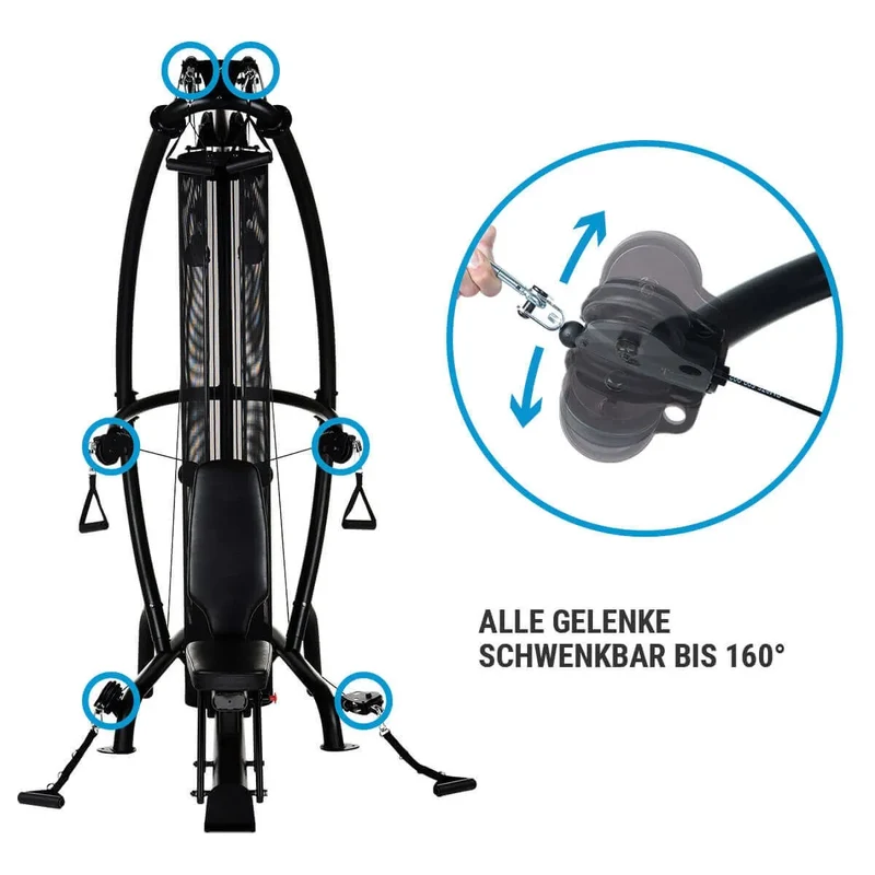 Multifunktionale Kraftstation HAMMER Multi-Gym M1 (mit 22,5 kg Zusatzgewicht)