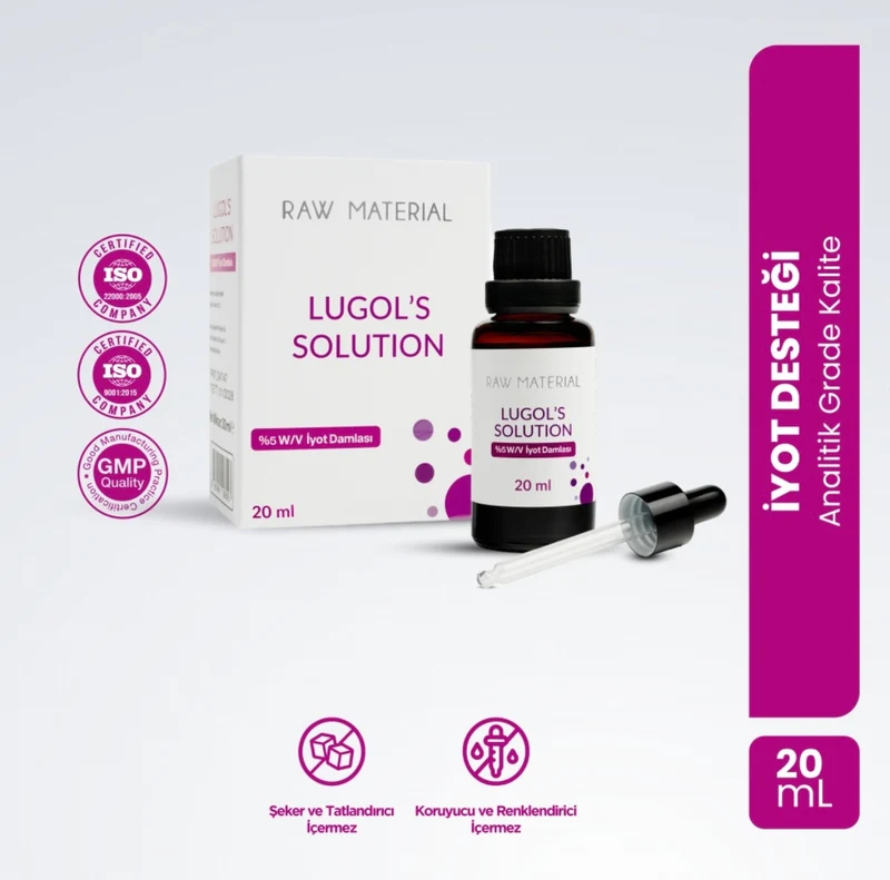 Raw Material Lugol's Solution Jodium 5% (20ml)