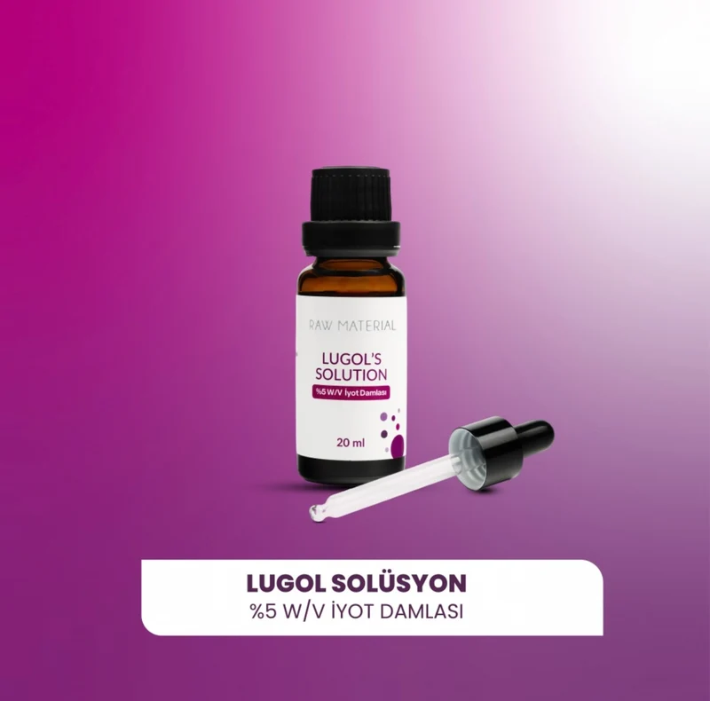 Raw Material Lugol's Solution Jodium 5% (20ml)