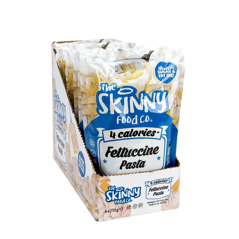 Kaloriefattig Skinny Fettuccine Pasta - (6 x 210g Kasse)