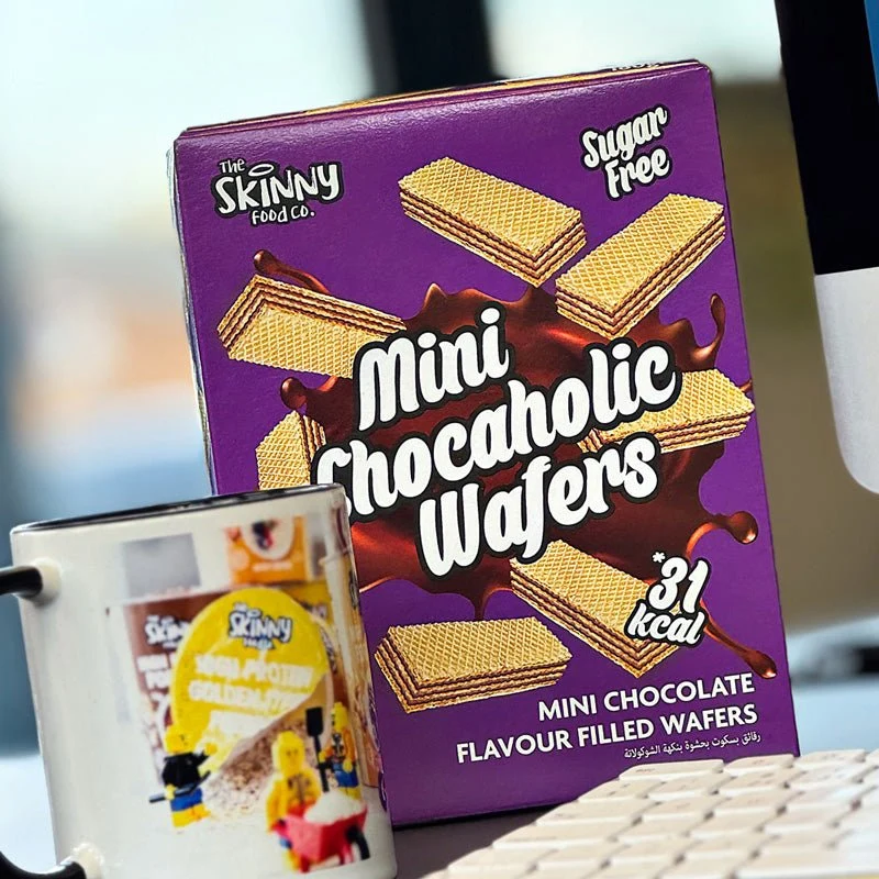 Skinny Mini Chocaholic Wafers 180g x 4 æske bundt